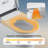Smart Toilet With Built-in Bidet Seat, Auto Open/close & Foot Sensor, Warm Water Dryer, Led Display, Night Light, Heated Seat