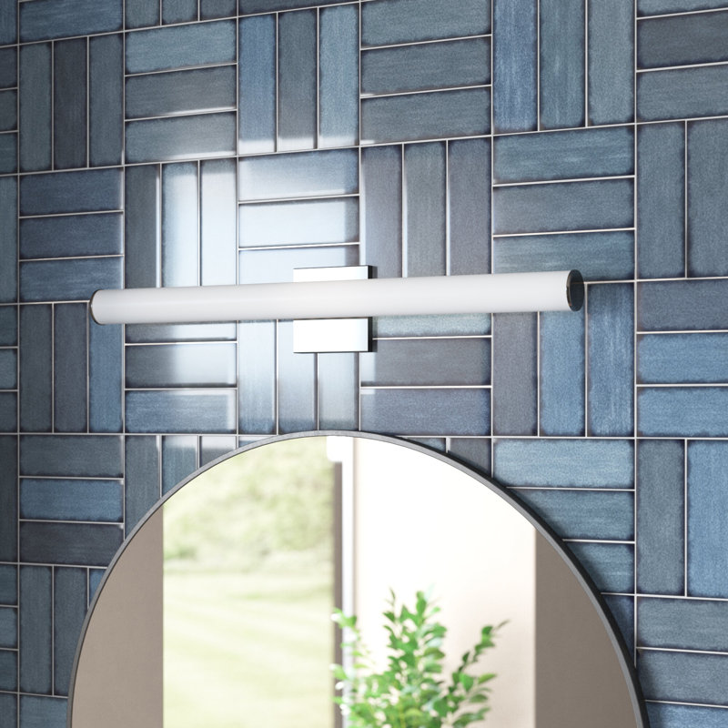 Huffine Dimmable LED Bath Bar, Polished Chrome