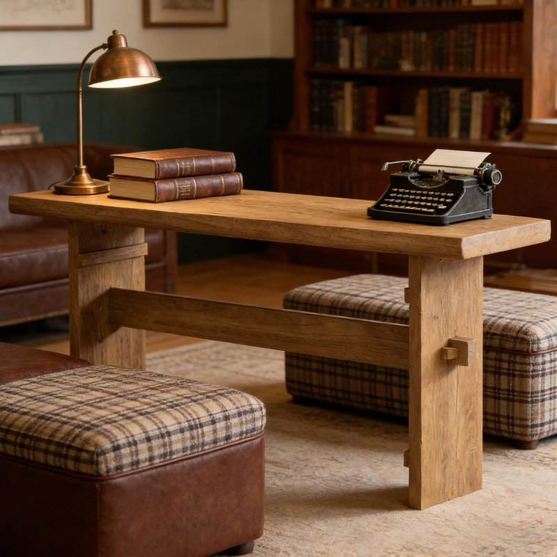 Table d'entrée classique, console durable, table de canapé
