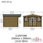 Pliner 12 x 10 Ft. Tongue and Groove Log Cabin-1099499342