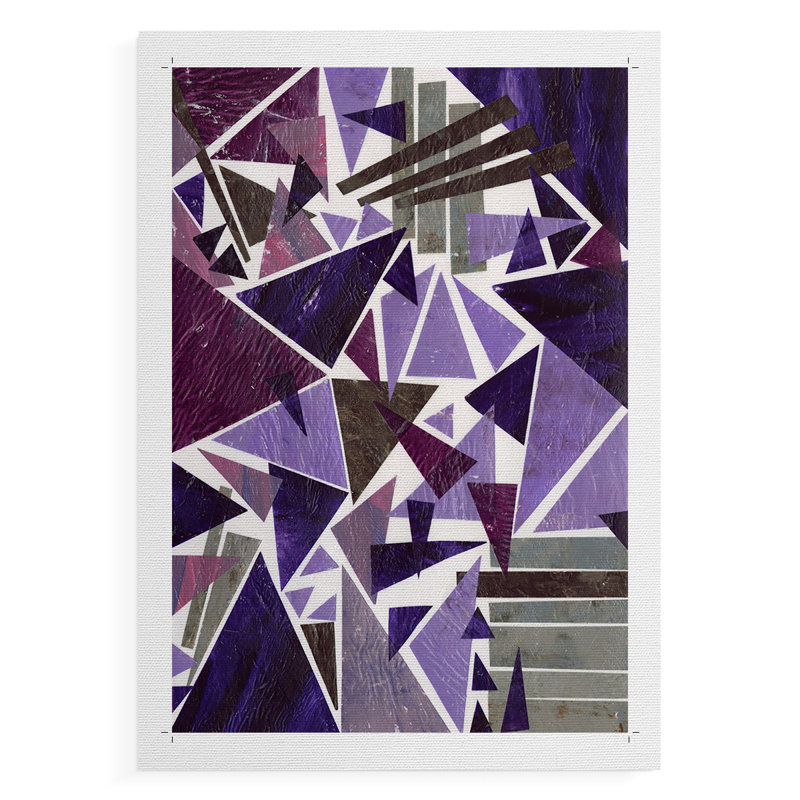 Rêve mauve II - Impression sur toile seulement - NON-CADRE, H 12 po x l 8 po
