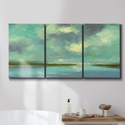 Just Breathe, reproduction sur toile 3 pièces