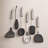 HENCKELS International Cooking Tools 6-PC Kitchen Gadgets Sets with Spatula, Tongs, Cooking Spoon, 18/10 STAINLESS STEEL
