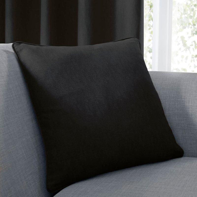 Sorbonne Square Cushion Cover, Black