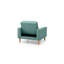 Fauteuil lit contemporain sarcelle pour espaces confortables