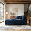 Chaise longue modulable rembourrée en fausse fourrure de lapin en flanelle avec accoudoirs et coussins décoratifs-1305676649-1308474895