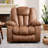 41'' Oversized Power Lift Chair - Heated Massage Electric Recliner with Super Soft Padding-1892426922
