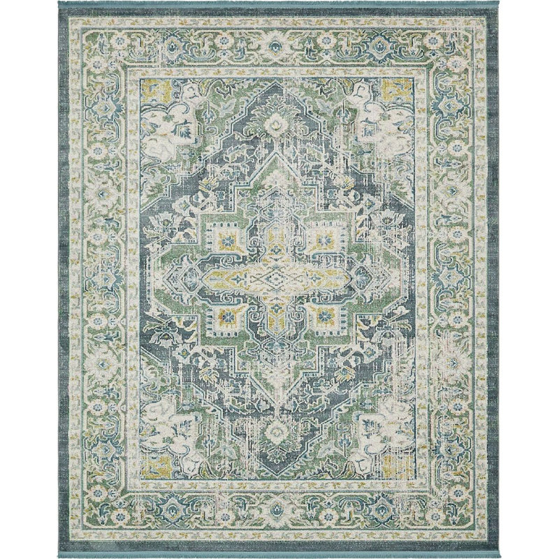 Tapis oriental vert Mulvihill, Rectangle 10 pi x 13 pi