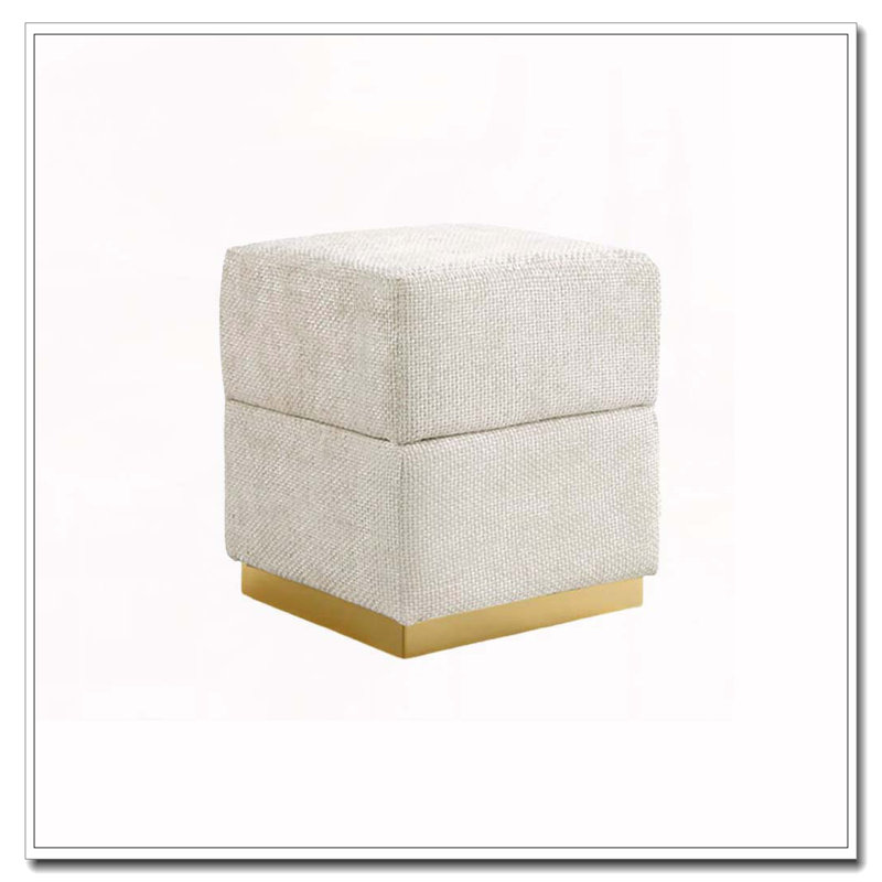 Repose-pieds avec rangement Accent, Beige