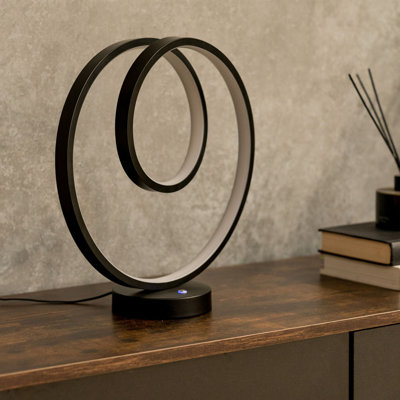 Infinity Integrated Hoop Desk Lamp