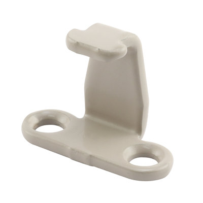 Prime-Line Sash Lock Keeper, Steel Construction, 7/8 in., Low Profile, Painted (Single Pack)
