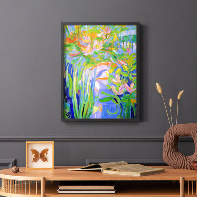 FLORAL Series DCXV  -Premium Framed Print -Ready to Hang - No Nails Required