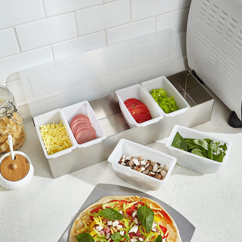 Belfry Kitchen Marlene Plastic Condiment Server