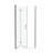 Universal Pivot Shower Door - 1 3/8" Adjustment, 1/4" Tempered Glass, 36000 Times Tested For Open/Close, Smooth Action, Leak, , Aluminium Alloy Glass With Adjustable, Inspected Open/Close Feature,-124830268