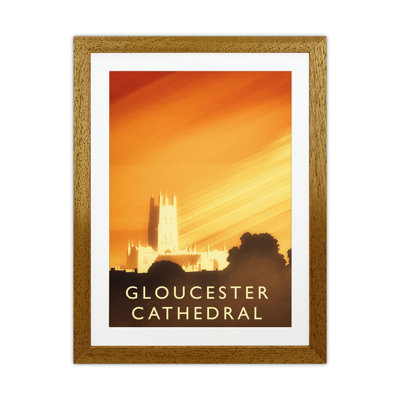Gloucester Cathedral Portrait by Richard O'Neill - Print