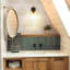 Stamped Palm Peel and Stick Wallpaper-631672925