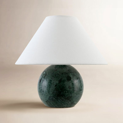 Chemise Genuine Marble Table Lamp
