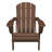 Wolak High Density Polyethylene Folding Adirondack Chair With Double Cup Holder-360845512