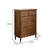 Simple Black Walnut Solid Wood Accent Chest