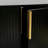 Modern Sideboard With Four Doors, Metal Handles & Legs And Adjustable Shelves Kitchen Cabinet-1143629029