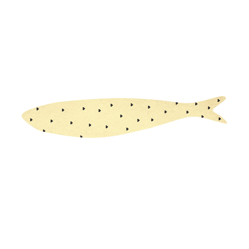 Sardine Handmade Earthenware Wall Decor
