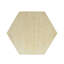 Table d'appoint hexagonale, L 16,47 po x l 14,5 po, H 18,5 po, aucun assemblage requis