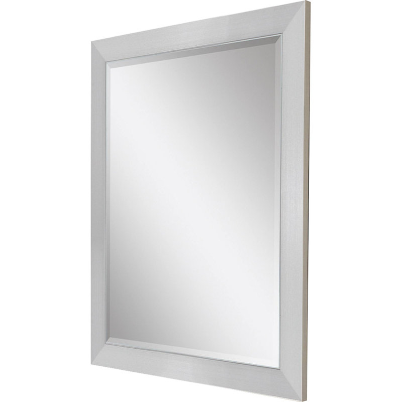 32" Silver Framed Accent Mirror