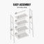53cm H x 32cm W Bamboo / Rattan Ladder Bookcase