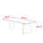 French style solid wood rectangular table-107558070