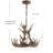 Rohrbach 18" W 3-Light Antler Tiered Chandelier-1427735844-1474163819