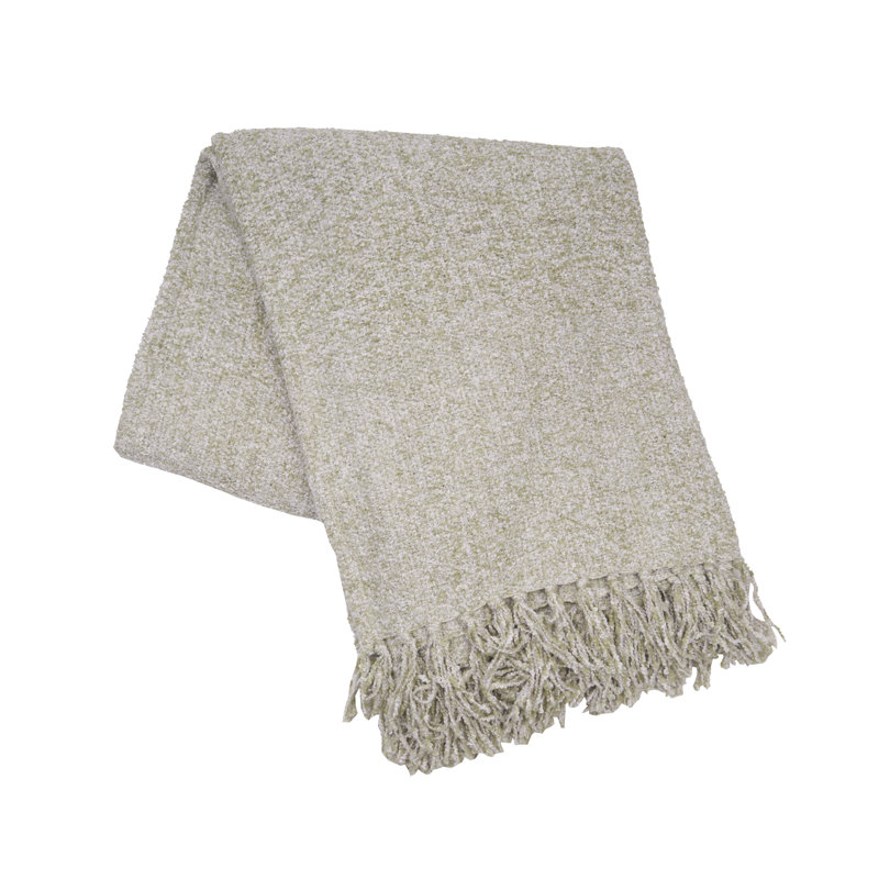 Cozy Sage Throw, Green