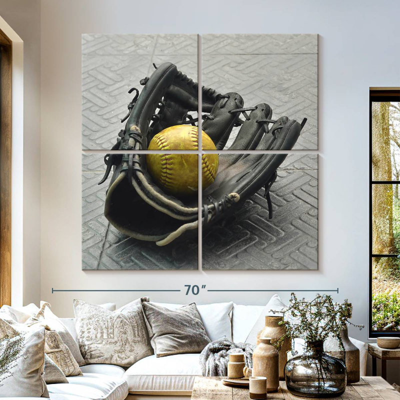 Softball Pop, 57" H x 57" W