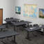 Neyland Cain T-Base training table and 2 Zeng stackable chairs-32520312-32520309-32520307