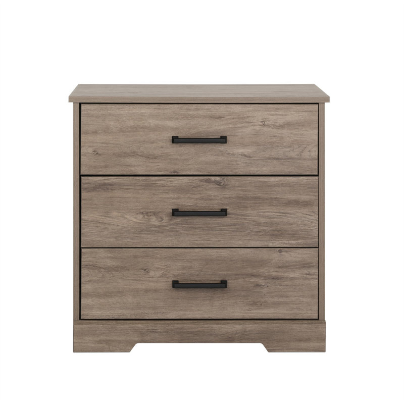 Sholanda 3 - Drawer End Table, Rustic Brown