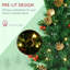 Ensemble de Noël avec couronne de guirlande et ensemble de 2 arbres d'entrée à DEL