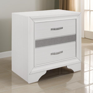 Michaela 3 - Drawer Nightstand in White