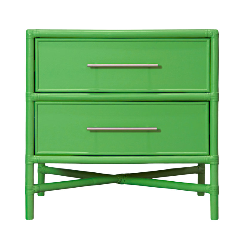 Venice 2 - Drawer Nightstand, Bright Green