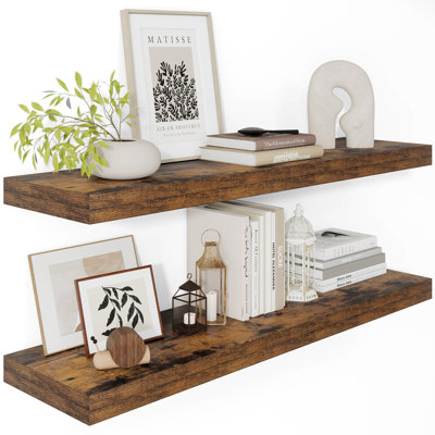 Tablettes flottantes rustiques Farmhouse