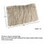  Coussin lombaire moelleux 12 po x 20 po - Ensemble de coussin décoratif luxueux et housse glamour-1419540926
