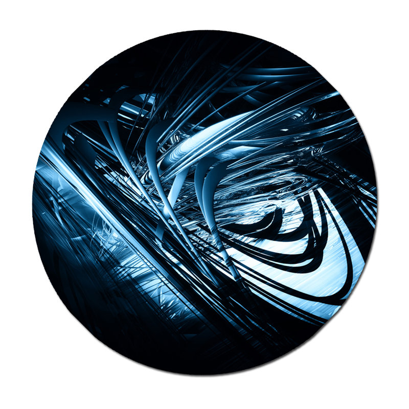 Galaxy Print, Aluminum, 46" H x 46" W x 1" D