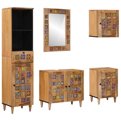 Vanity & Mirror Set
