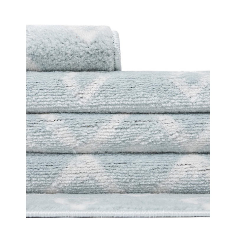 Tapis à treillis marocain World Menagerie, Rectangle 10 pi x 13 pi 1 po