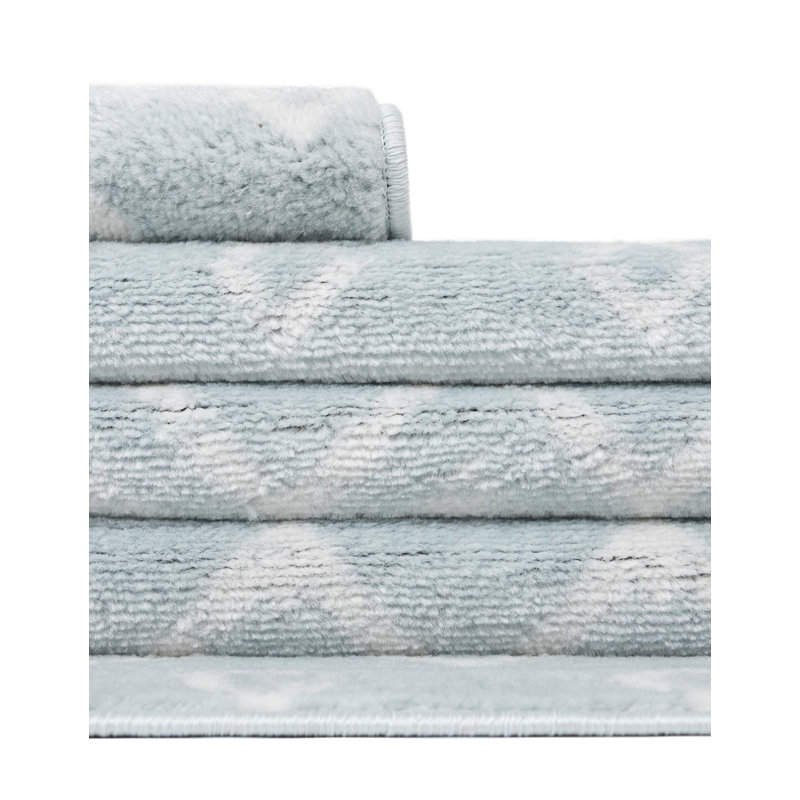 Tapis à treillis marocain World Menagerie, Rectangle 7 pi 10 po x 10 pi