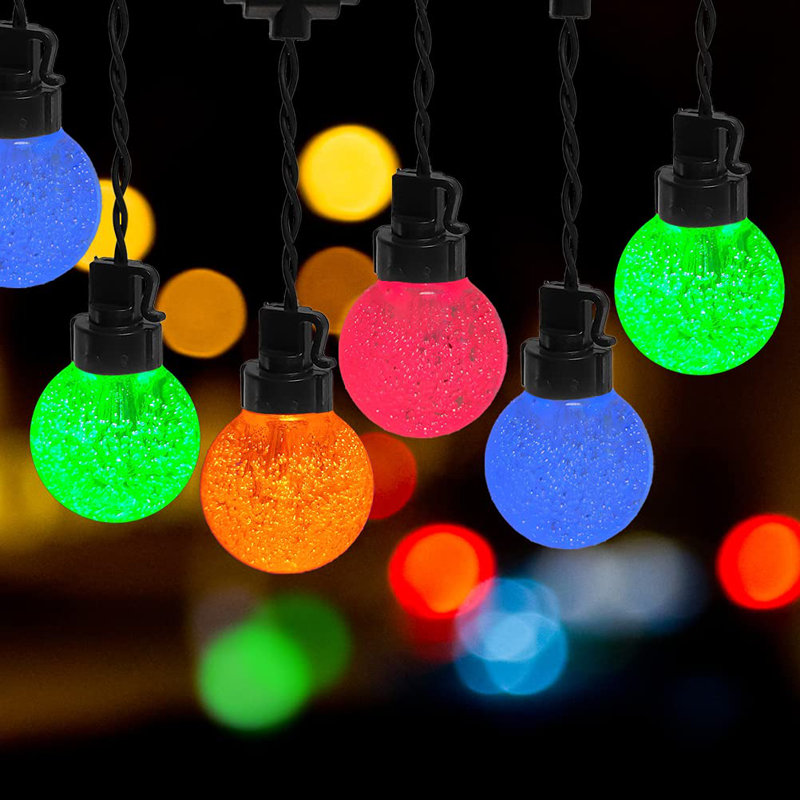 Guirlande de 20 lumières DEL Teneil, Multicolore
