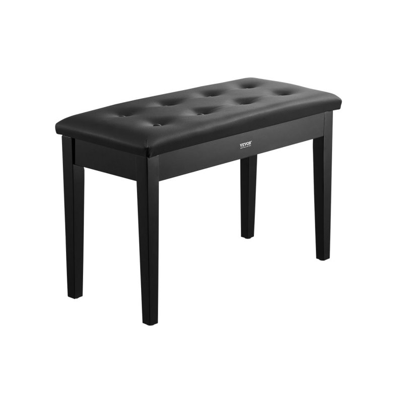 Faux Leather Upholstered Storage Bench, 48.3cm H x 74.9cm W x 35.6cm D