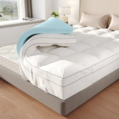Rayon From Bamboo Fiber Memory Cotton Mattress Topper