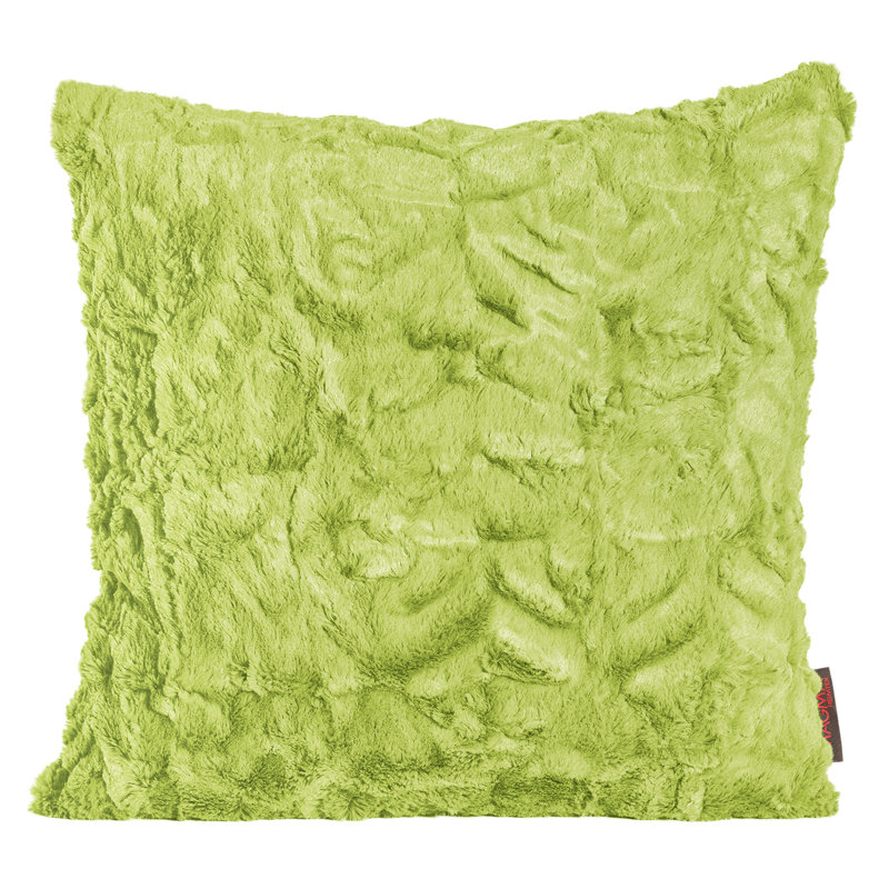 Coussin moelleux, 15 po x 15 po, Gris moyen