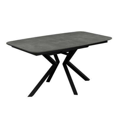 Extendable Metal Base Dining Table