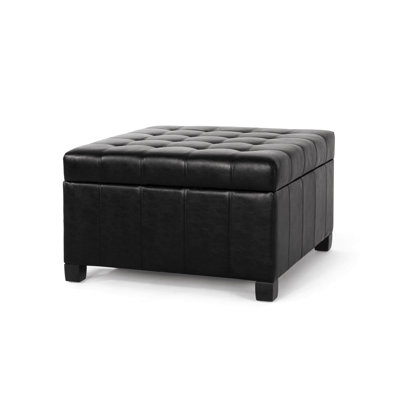 Storage Ottoman, Modern Button Storage Ottoman, Footrest Stool For Bedroom,Living Room