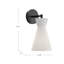 Applique murale en acier Langford-88045044